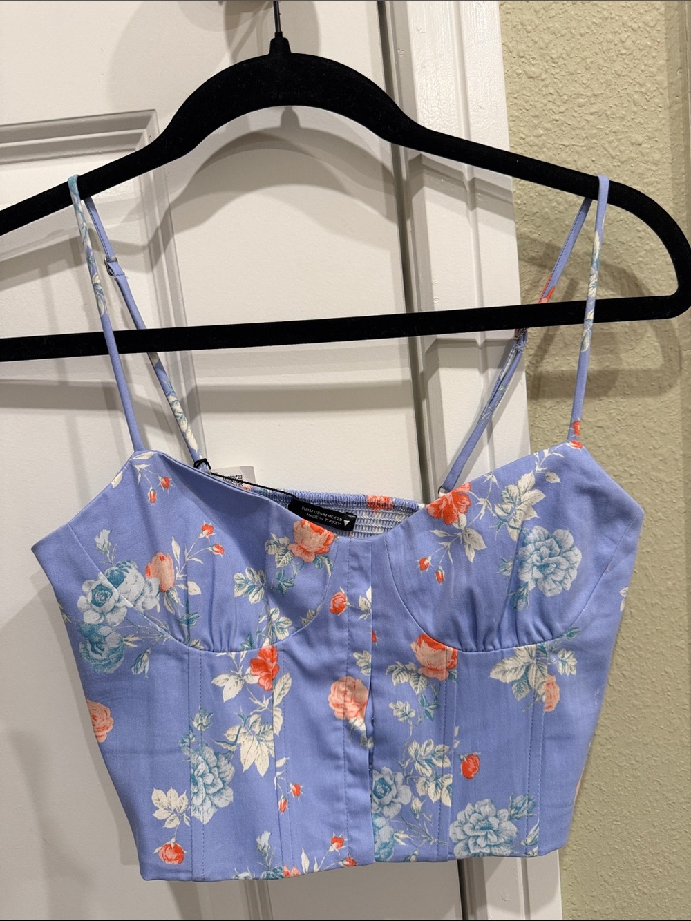 Zara Lavender Floral Corset Camisole